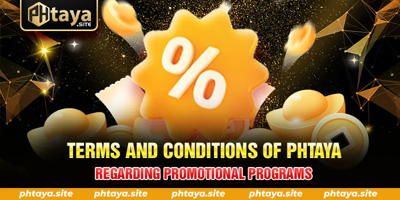 TERMS AND CONDITIONS OF PHTAYA REGARDING PROMOTIONAL PROGRAMS